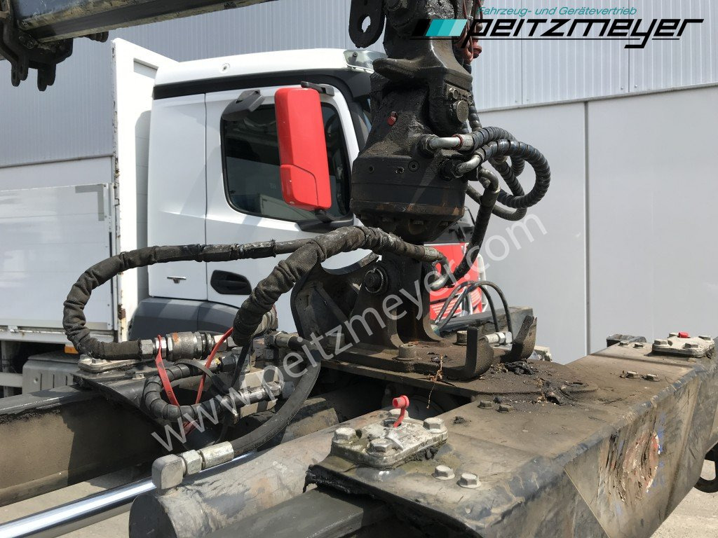 Dropside/ Flatbed truck, Crane truck MERCEDES-BENZ Antos 2536 LL Pritsche HMF 2110-L5 5 fach Ausschub mit Steinzange: picture 18