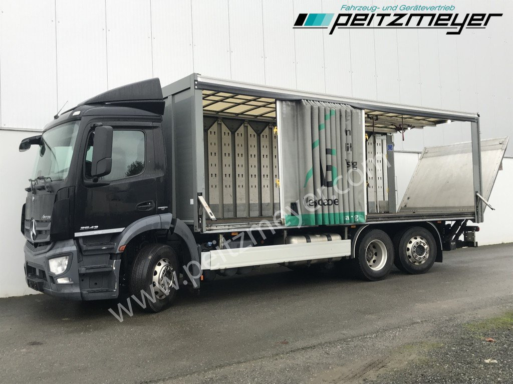 MERCEDES-BENZ Antos 2543 LL Ewers Getränke Retarder, 2 x AHK, LBW 2 t., Lenkachse - Beverage truck: picture 1 MERCEDES-BENZ Antos 2543 LL Ewers Getränke Retarder, 2 x AHK, LBW 2 t., Lenkachse - Beverage truck: picture 1