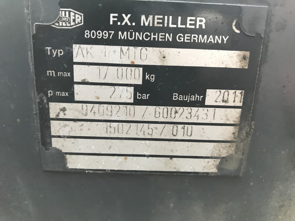 Meiller Absetzkipper AK 16 MTG - Actros 6x4 - Hook lift/ Skip loader system: picture 4 Meiller Absetzkipper AK 16 MTG - Actros 6x4 - Hook lift/ Skip loader system: picture 4