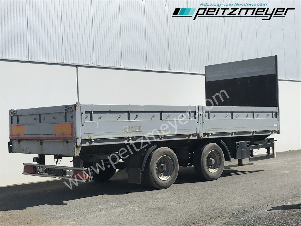 SCHMIDT,HAGEN Tandemanhänger TPT/13/E/6,5 Liftachse, auflastbar auf 18 t. - Dropside/ Flatbed trailer: picture 1 SCHMIDT,HAGEN Tandemanhänger TPT/13/E/6,5 Liftachse, auflastbar auf 18 t. - Dropside/ Flatbed trailer: picture 1