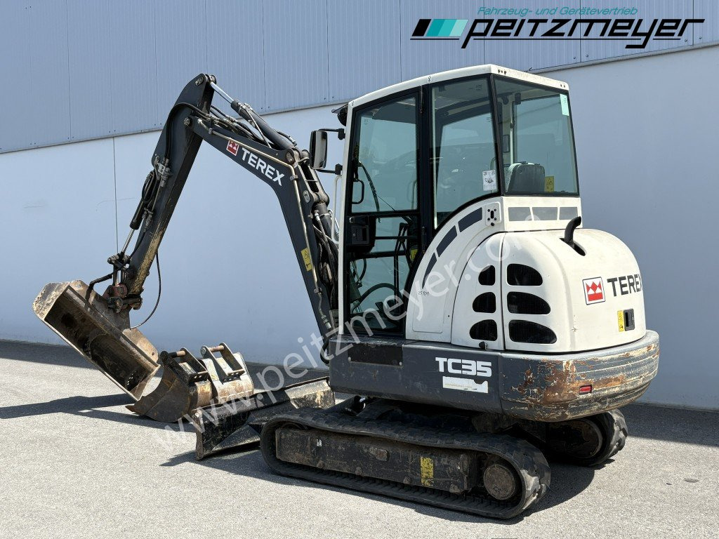 TEREX MINIBAGGER TC 35 mit hydr. Schwenklöffel 1.300 mm - Mini excavator: picture 4 TEREX MINIBAGGER TC 35 mit hydr. Schwenklöffel 1.300 mm - Mini excavator: picture 4