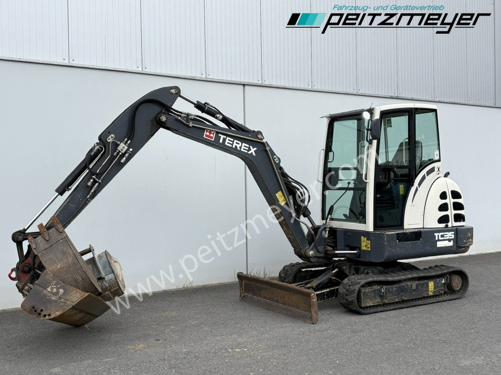 TEREX MINIBAGGER TC 35 mit hydr. Schwenklöffel 1.300 mm - Mini excavator: picture 1 TEREX MINIBAGGER TC 35 mit hydr. Schwenklöffel 1.300 mm - Mini excavator: picture 1