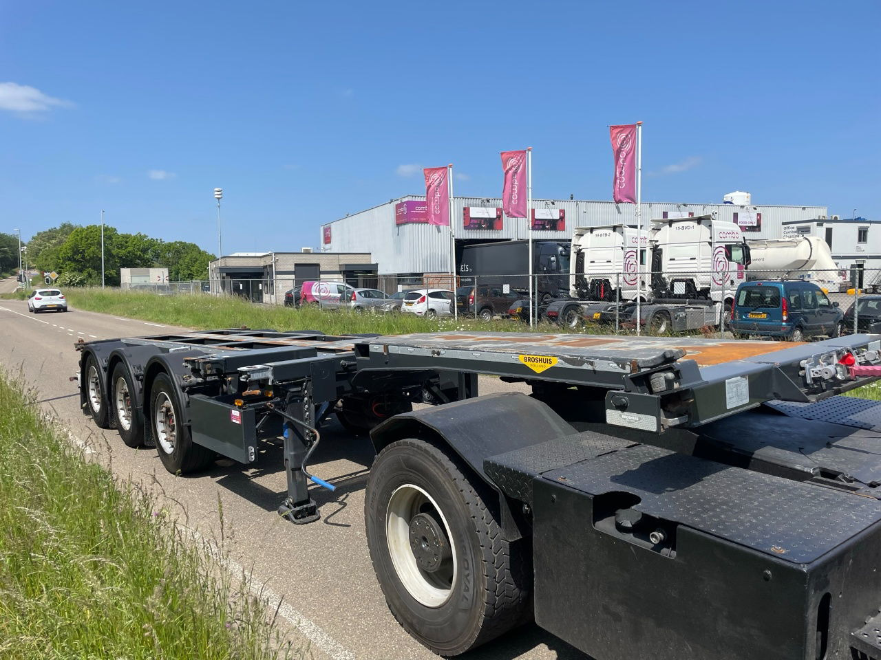 Container transporter/ Swap body semi-trailer Broshuis Mfcc 20-30-40-45 FT HC / Disc brakes / Lifting axle / led / NL trailer/: picture 9