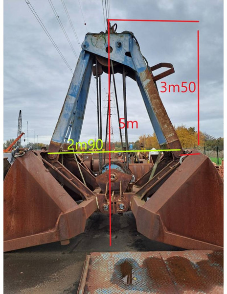 Verstegen 11m³ clamshell grab - Grapple for Construction machinery: picture 4 Verstegen 11m³ clamshell grab - Grapple for Construction machinery: picture 4