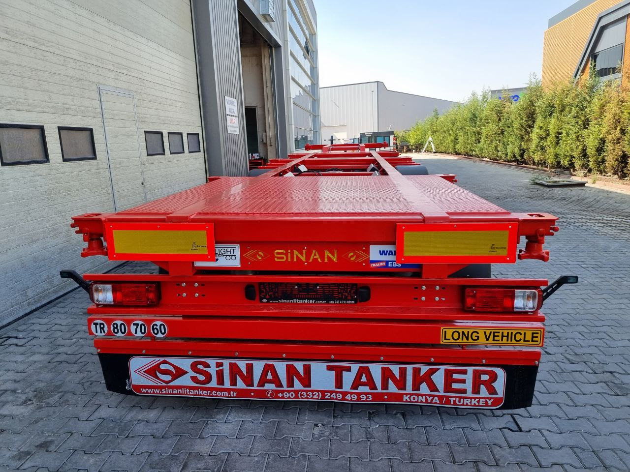 SINAN Container carrier - Container transporter/ Swap body semi-trailer: picture 1 SINAN Container carrier - Container transporter/ Swap body semi-trailer: picture 1