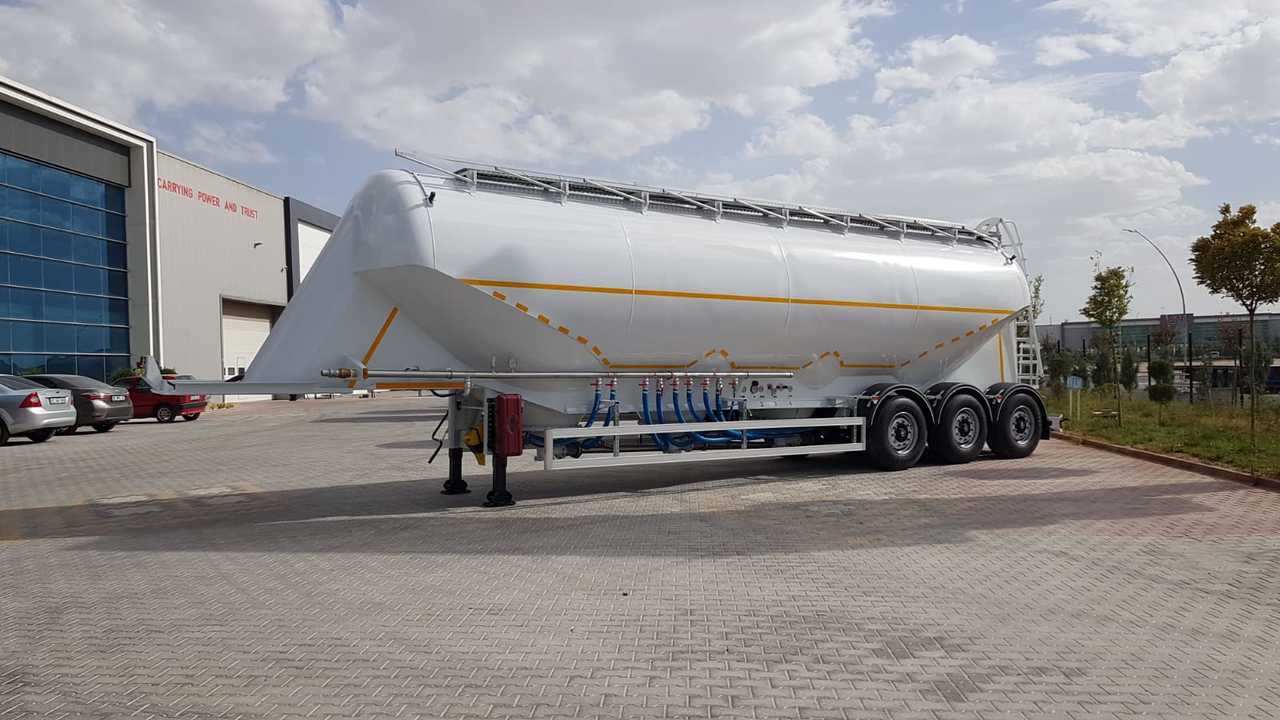 SINAN Flour and Feed W type Silo Bulk Tanker Semitrailer - Silo semi-trailer: picture 5 SINAN Flour and Feed W type Silo Bulk Tanker Semitrailer - Silo semi-trailer: picture 5