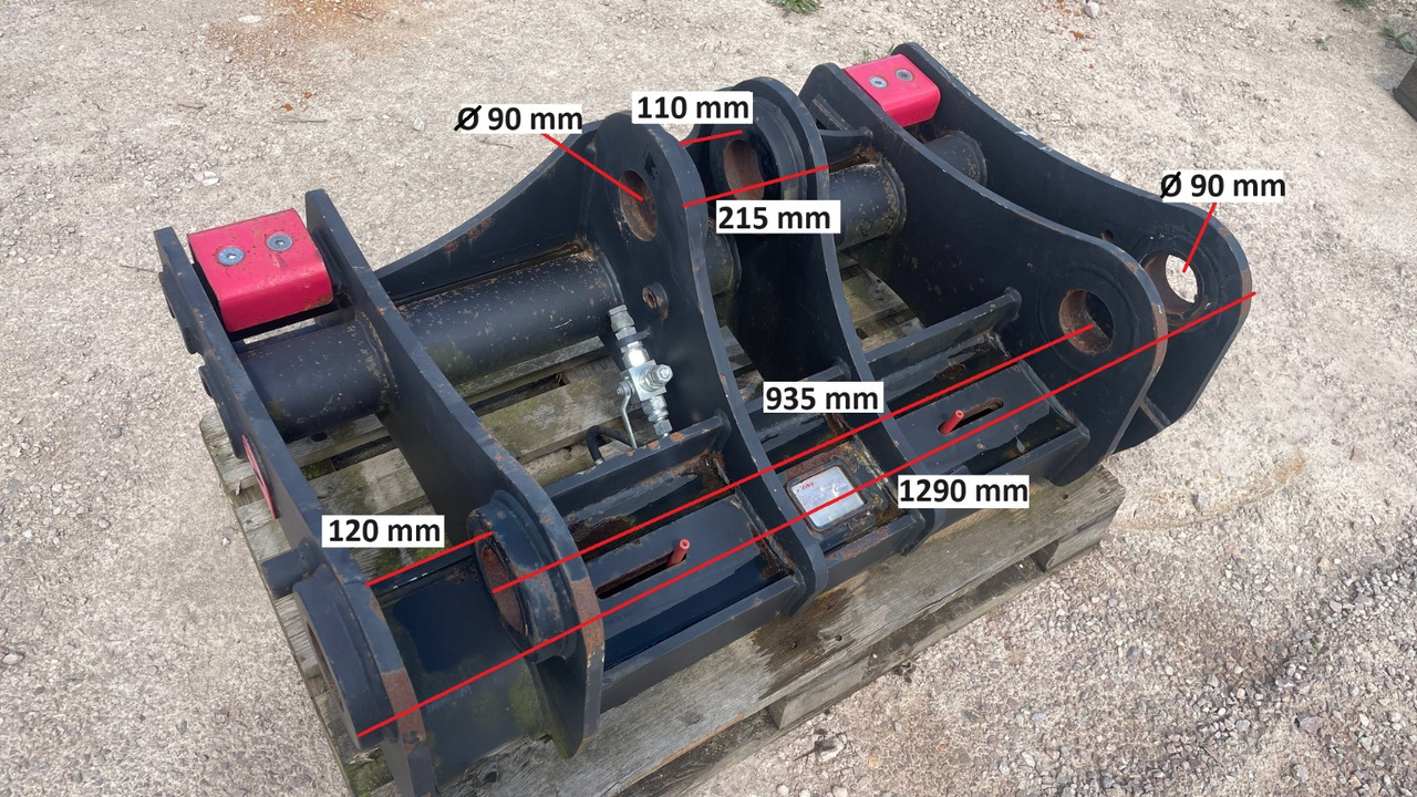 Quick coupler for Wheel loader Hyundai 760-9A Volvo BM: picture 6