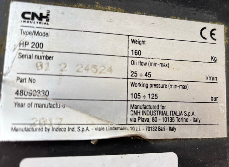 INDECO HP200 - Hydraulic hammer for Excavator: picture 4 INDECO HP200 - Hydraulic hammer for Excavator: picture 4