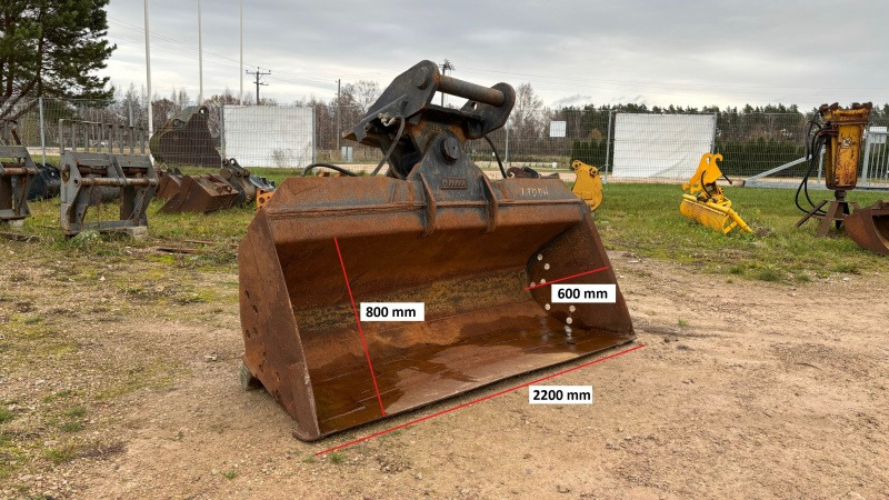 Excavator bucket for Excavator LEHNHOFF MS21 MS25 2200mm: picture 7
