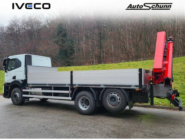 IVECO X-Way AT280X46Y/PS ON++LED+KRAN + KIPPMULDE... - Crane truck, Dropside/ Flatbed truck: picture 1 IVECO X-Way AT280X46Y/PS ON++LED+KRAN + KIPPMULDE... - Crane truck, Dropside/ Flatbed truck: picture 1