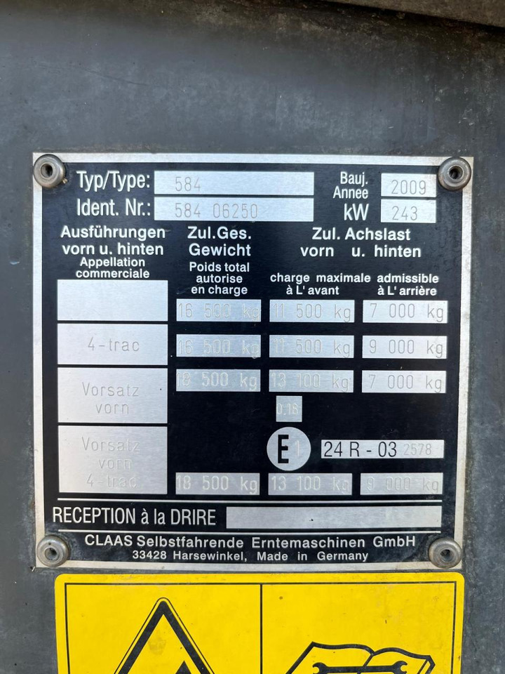 Combine harvester CLAAS Lexion 550 mit Schneidwerk V750, mit 3D, Baujahr 2009, guter gepflegter Zustand: picture 33