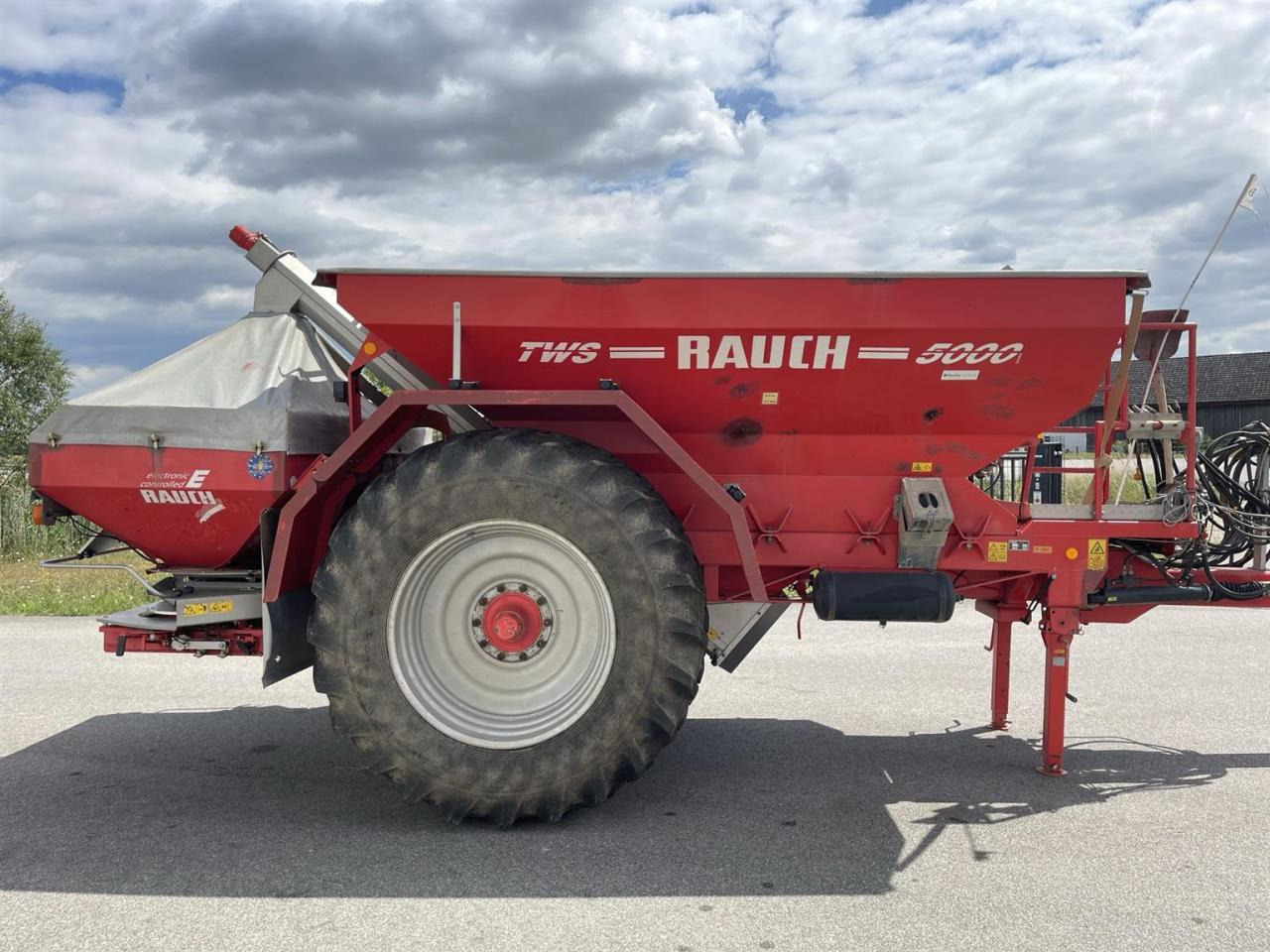 Fertilizer spreader Rauch TWS 5000 Düngerwagen mit Lenkung und Streuer Axera H-EMC: picture 7