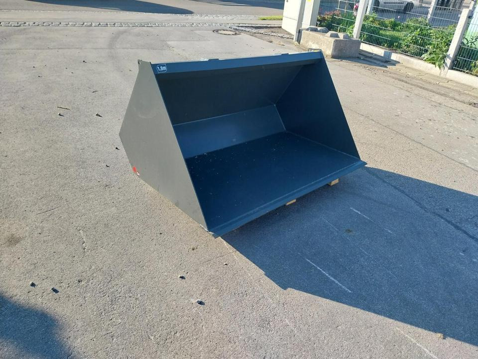 Schaufel 1,6m Weidemann Volumen Hoflader Radlader Lader - Loader bucket: picture 1 Schaufel 1,6m Weidemann Volumen Hoflader Radlader Lader - Loader bucket: picture 1