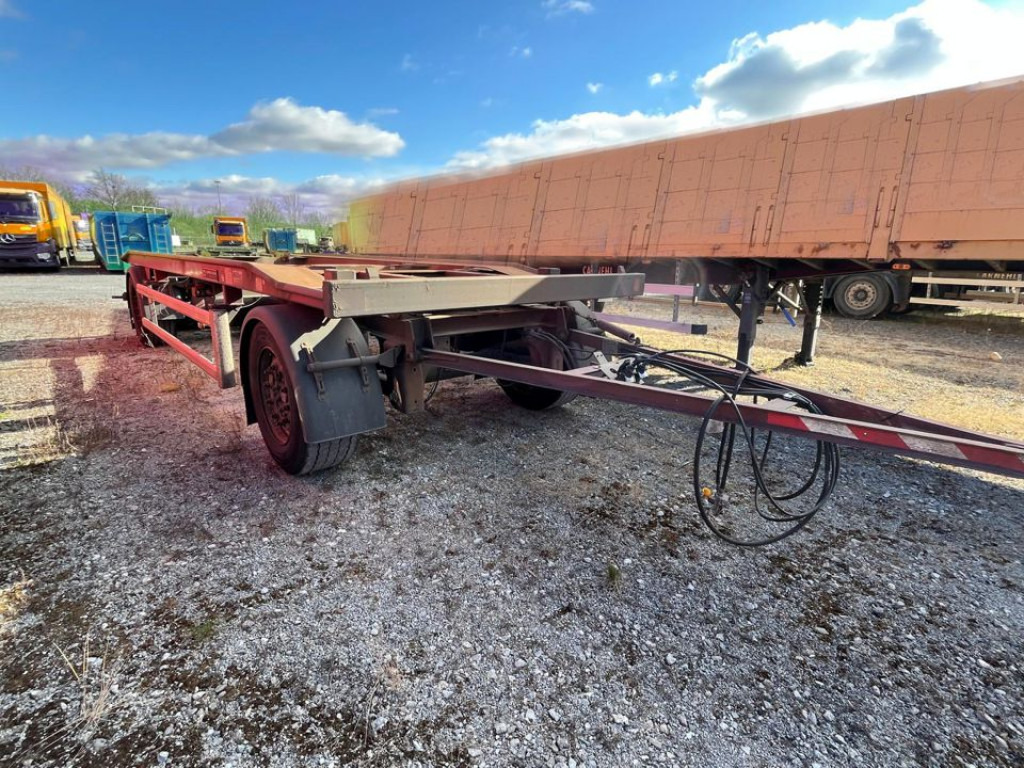 HUEFFERMANN 2-achs Abrollanhänger HAR 18.70 Containeranhänger Außenrollenanhg. - Roll-off/ Skip trailer: picture 2 HUEFFERMANN 2-achs Abrollanhänger HAR 18.70 Containeranhänger Außenrollenanhg. - Roll-off/ Skip trailer: picture 2