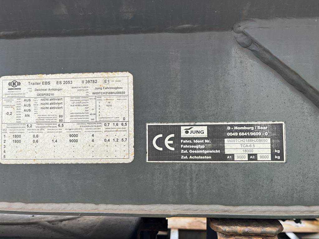 JUNG,R. Containeranhänger TCA 6,5 Apollo Containeranhänger Abrollanhänger - Roll-off/ Skip trailer: picture 4 JUNG,R. Containeranhänger TCA 6,5 Apollo Containeranhänger Abrollanhänger - Roll-off/ Skip trailer: picture 4