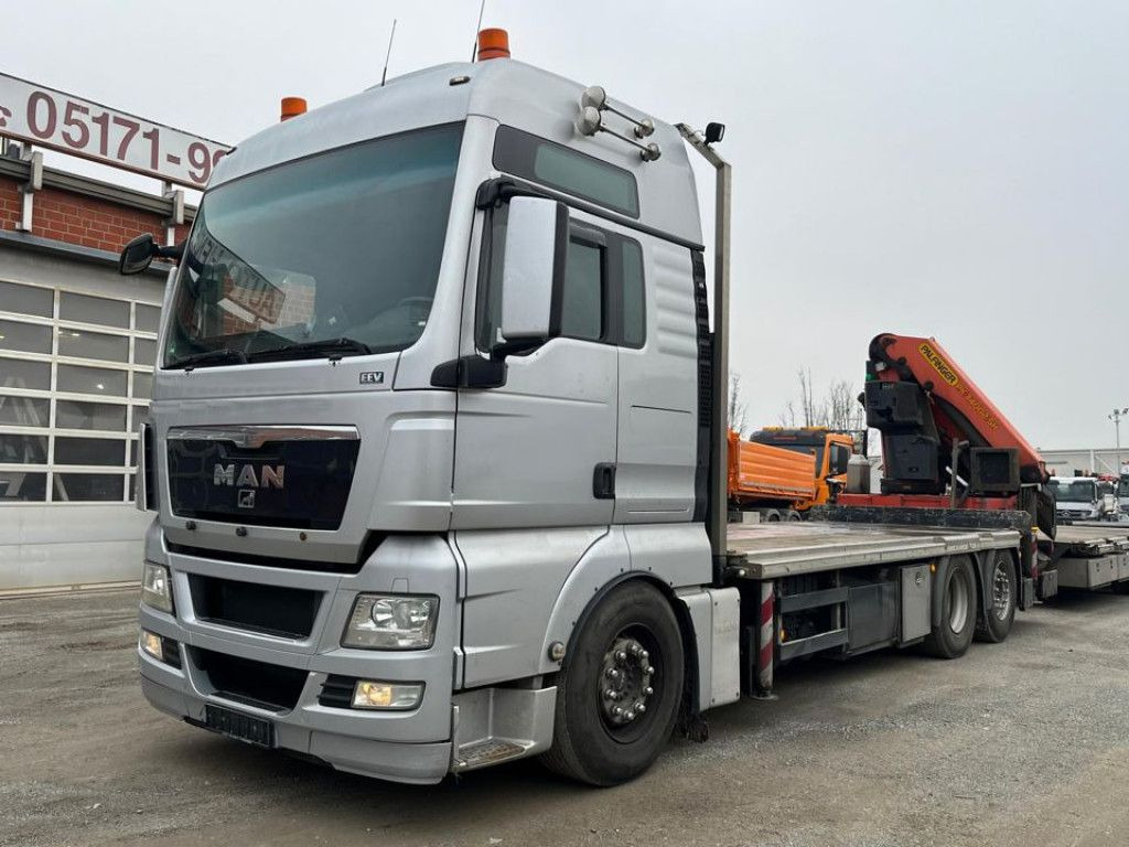MAN TG-X 26.400 6x2 Pritsche Heckkran Palfinger PK 3 - Dropside/ Flatbed truck, Crane truck: picture 1 MAN TG-X 26.400 6x2 Pritsche Heckkran Palfinger PK 3 - Dropside/ Flatbed truck, Crane truck: picture 1