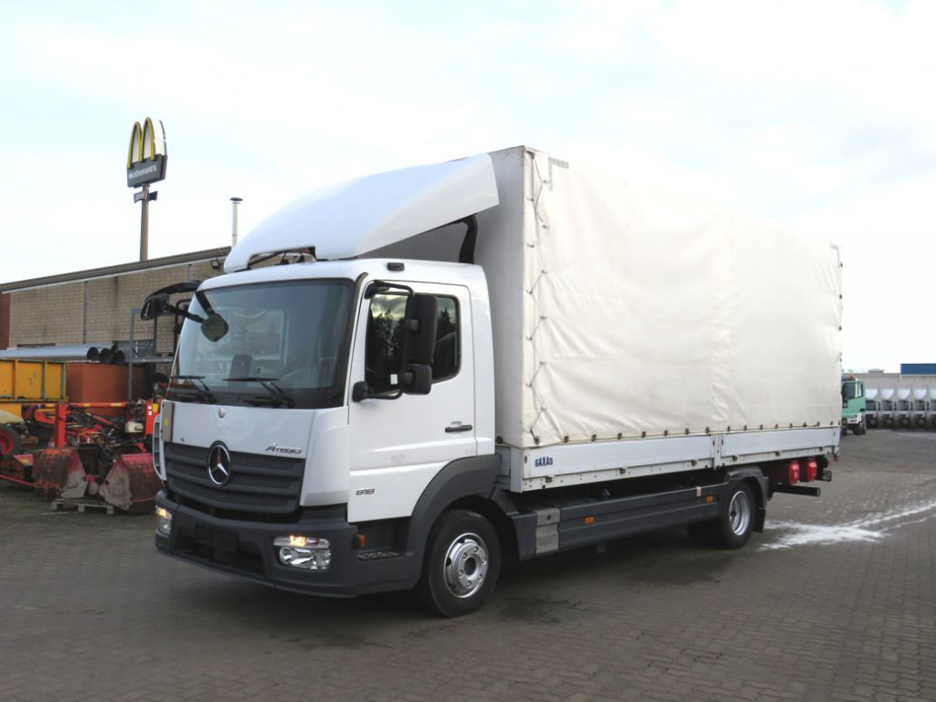 MERCEDES-BENZ Atego 818 L Pritsche LBW LBW 1 to AHK+Luftans - Curtain side van: picture 1 MERCEDES-BENZ Atego 818 L Pritsche LBW LBW 1 to AHK+Luftans - Curtain side van: picture 1