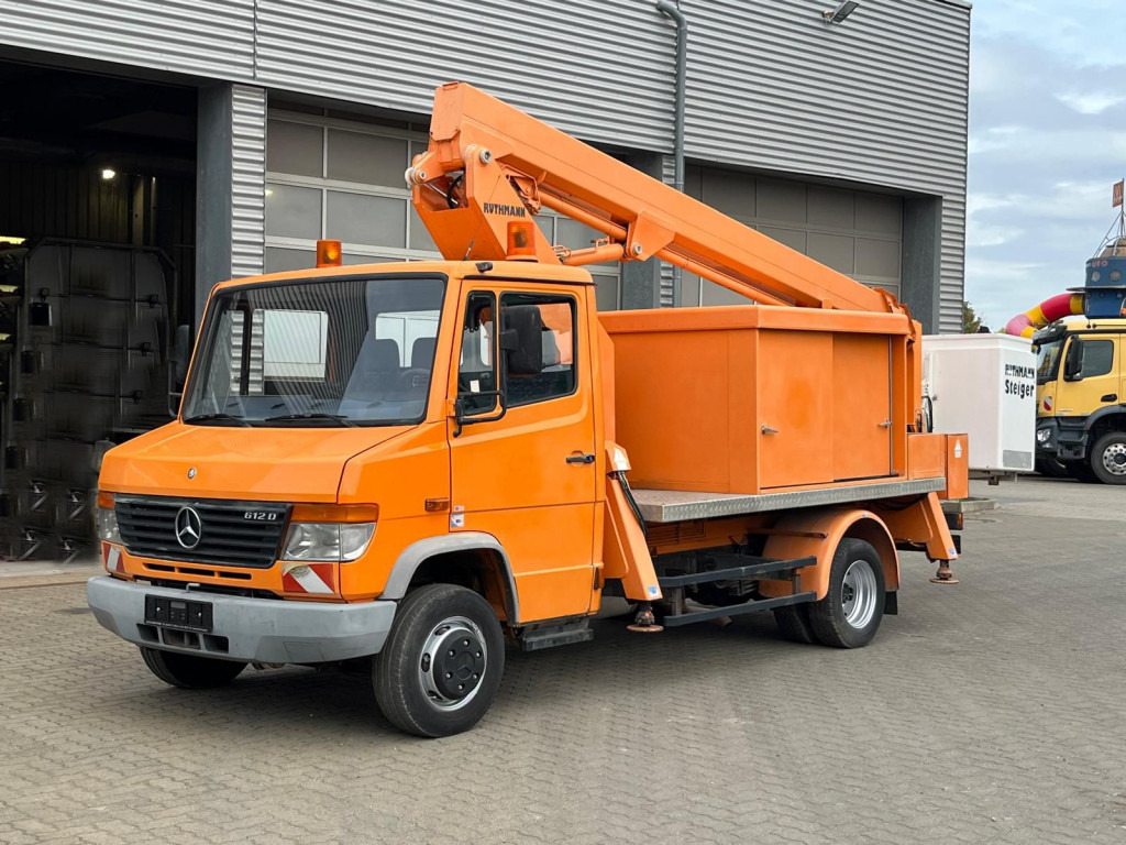 MERCEDES-BENZ Vario 612 D Hubarbeitsbühne Arbeitshöhe 18m - Truck mounted aerial platform: picture 1 MERCEDES-BENZ Vario 612 D Hubarbeitsbühne Arbeitshöhe 18m - Truck mounted aerial platform: picture 1
