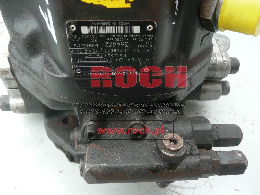 BRUENINGHAUS HYDROMATIK HA10VO110DFR1/31R-PSC62K15 00988871 - Hydraulic pump for Forestry harvester: picture 2 BRUENINGHAUS HYDROMATIK HA10VO110DFR1/31R-PSC62K15 00988871 - Hydraulic pump for Forestry harvester: picture 2