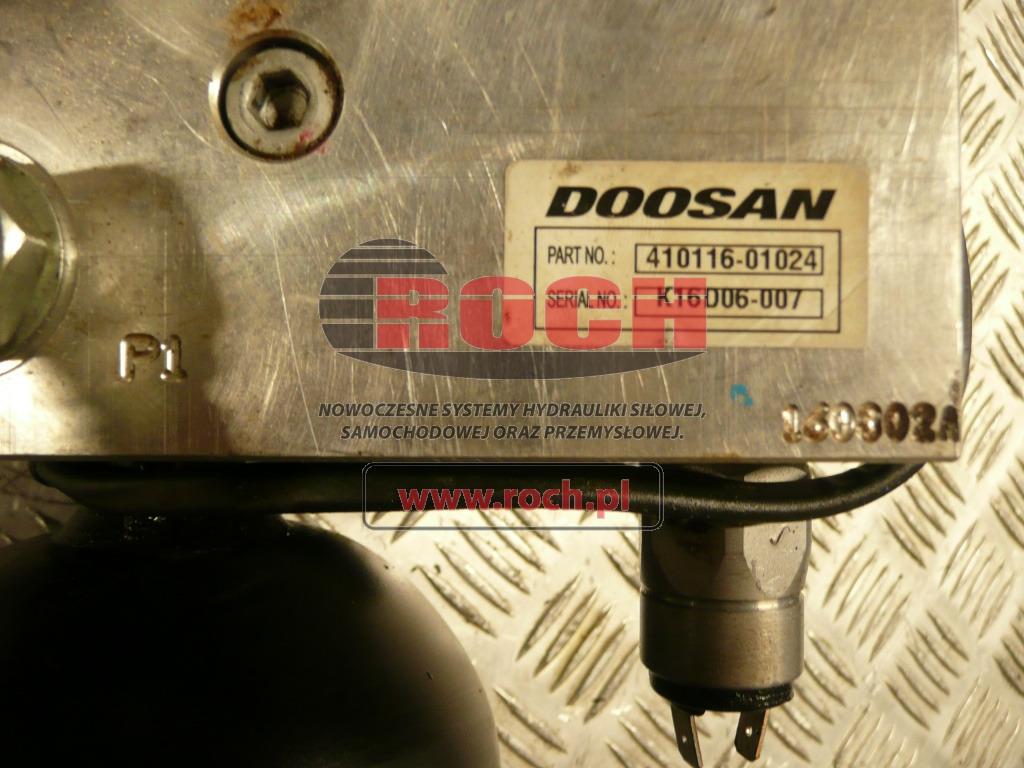 DOOSAN 410116-01024 160302A + 770-724 1CD-6 24VDC 26,2 OHM + HYDAC 0,75L - Hydraulic valve: picture 2 DOOSAN 410116-01024 160302A + 770-724 1CD-6 24VDC 26,2 OHM + HYDAC 0,75L - Hydraulic valve: picture 2