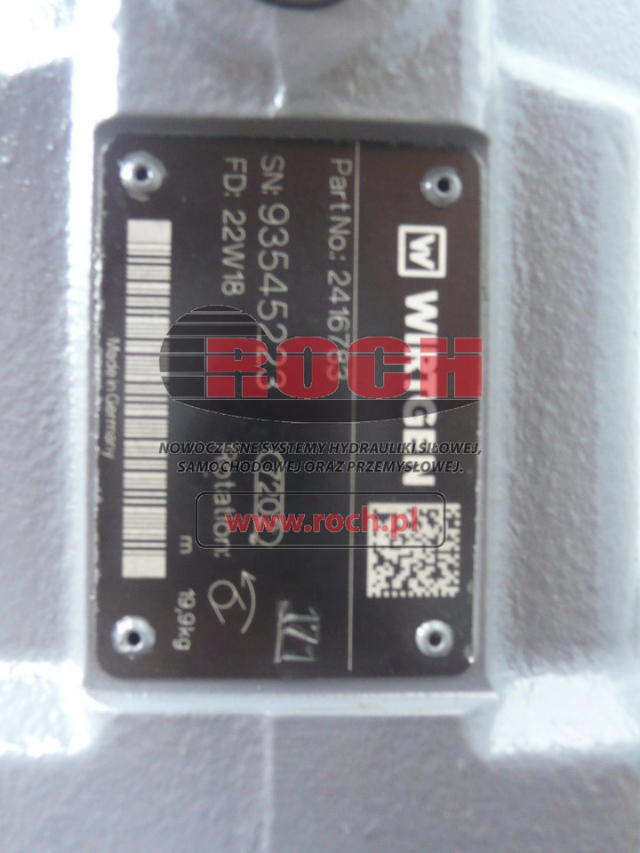 WIRTGEN 2416783 - Hydraulic pump: picture 1 WIRTGEN 2416783 - Hydraulic pump: picture 1