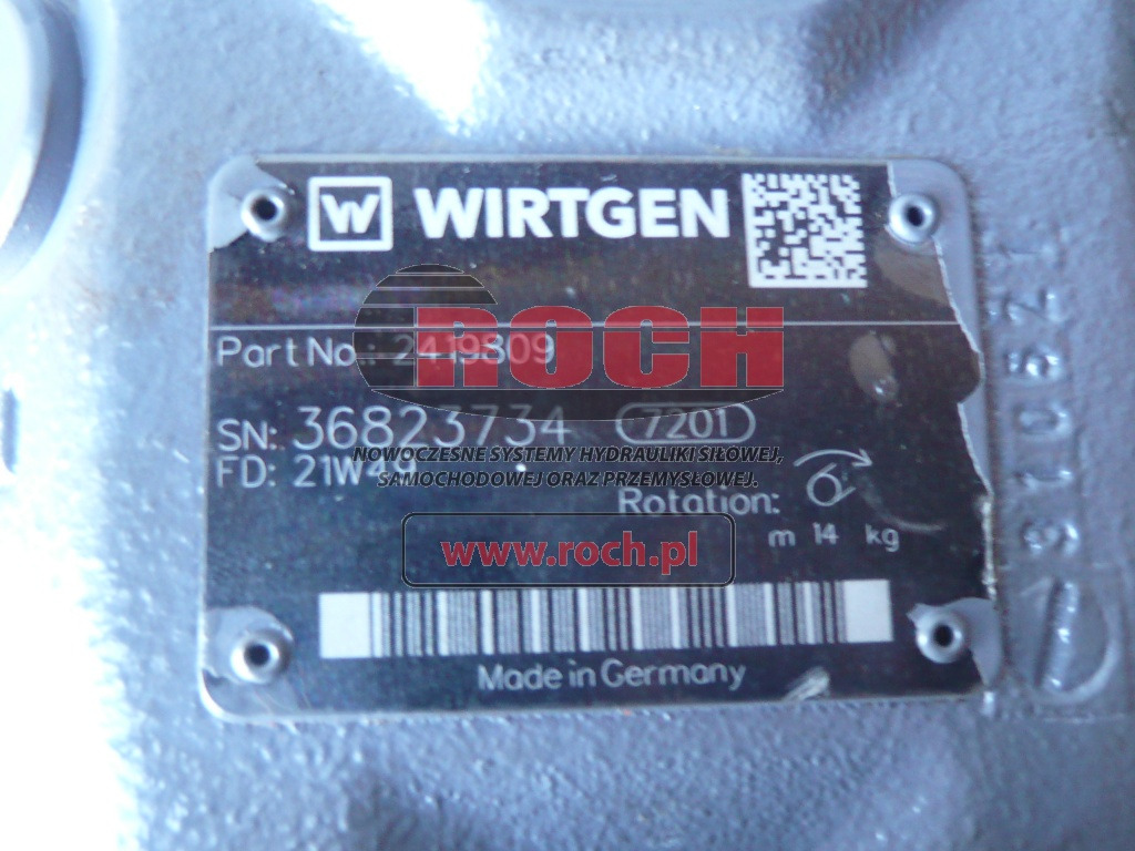 WIRTGEN 2419809 - Hydraulic pump: picture 2 WIRTGEN 2419809 - Hydraulic pump: picture 2