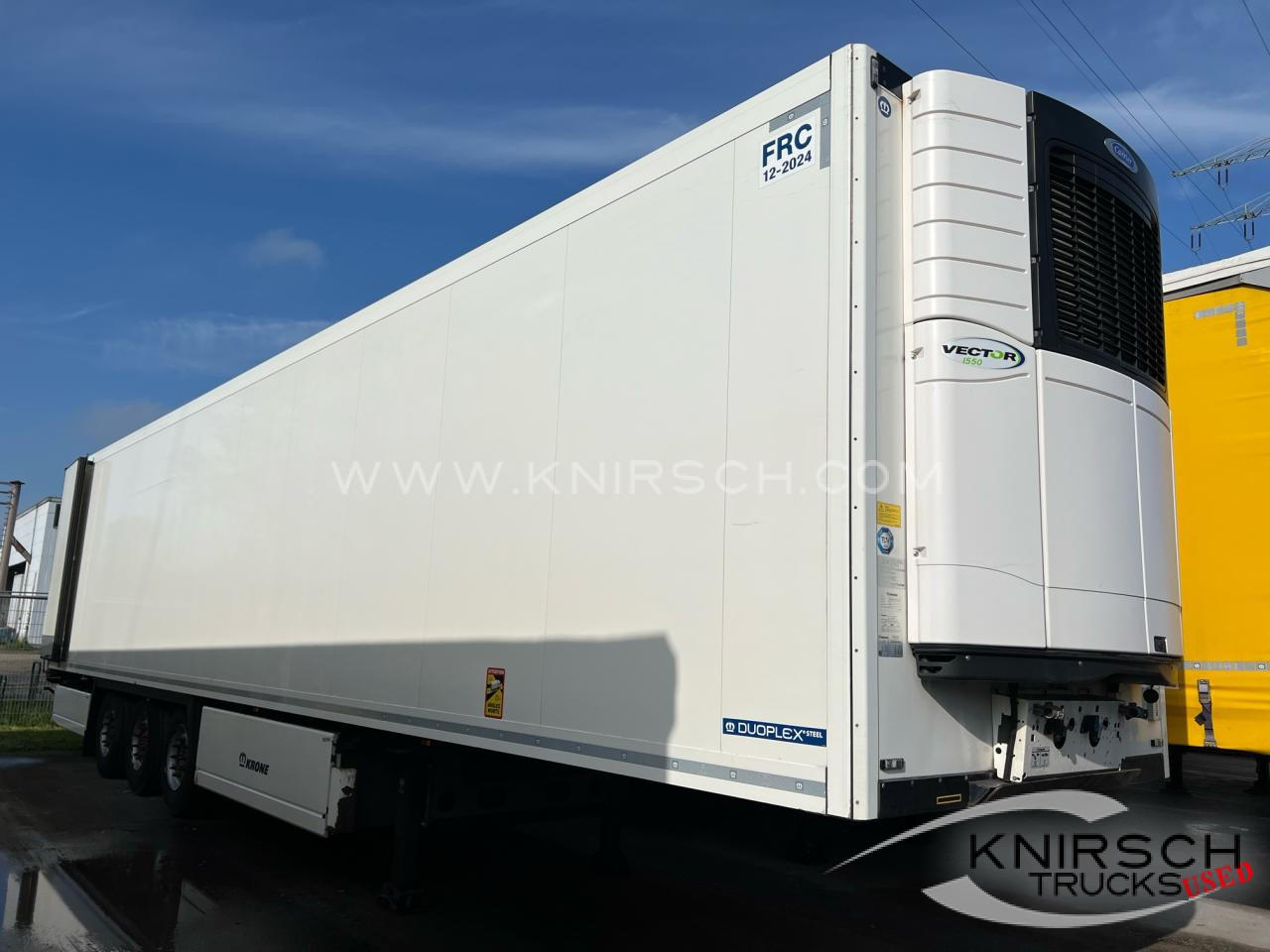 KRONE Tiefkühlauflieger, Doppelstock, Carrier - Isothermal semi-trailer: picture 1 KRONE Tiefkühlauflieger, Doppelstock, Carrier - Isothermal semi-trailer: picture 1
