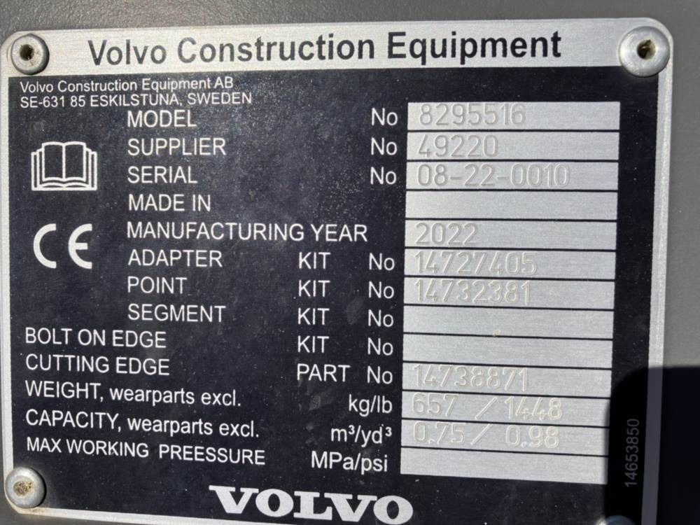 Volvo Tieflöffel mit Zähnen S6 - Backhoe loader: picture 3 Volvo Tieflöffel mit Zähnen S6 - Backhoe loader: picture 3