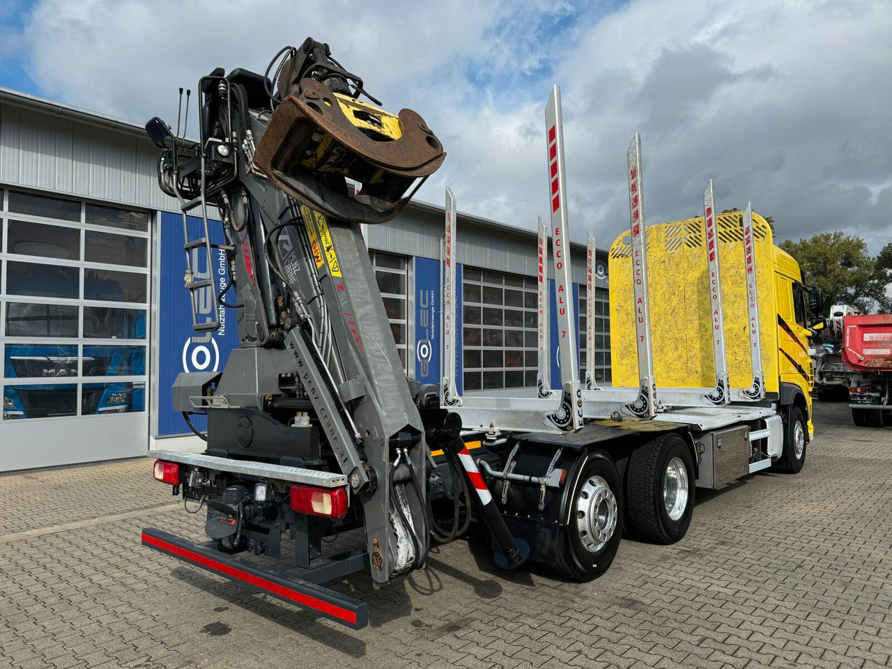 Timber truck, Crane truck DAF XF 530 6x2 Holztransport Kran PENZ 15Z9.50 *Anh.: picture 6
