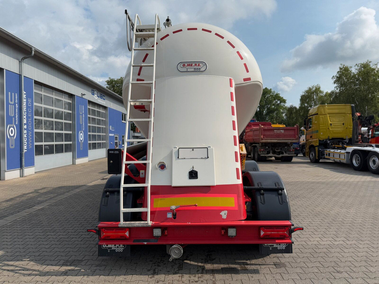 Feldbinder O.ME.P.S Silo Auflieger 27 m³ 3 Achs - Silo semi-trailer: picture 4 Feldbinder O.ME.P.S Silo Auflieger 27 m³ 3 Achs - Silo semi-trailer: picture 4