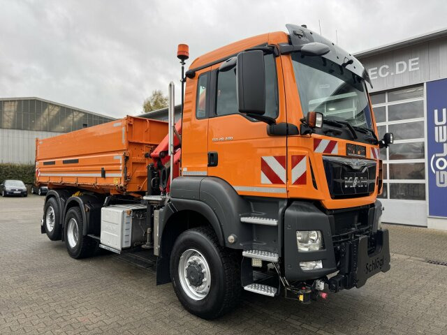 MAN TGS 28.400 6x4-4 Kipper Kran Palfinger PK9002 - Tipper, Crane truck: picture 1 MAN TGS 28.400 6x4-4 Kipper Kran Palfinger PK9002 - Tipper, Crane truck: picture 1