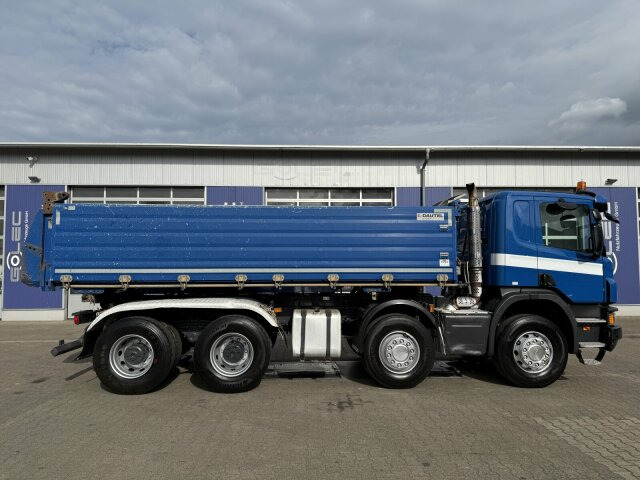 Tipper Scania P 410 8x4 Dreiseitenkipper DAUTEL: picture 9