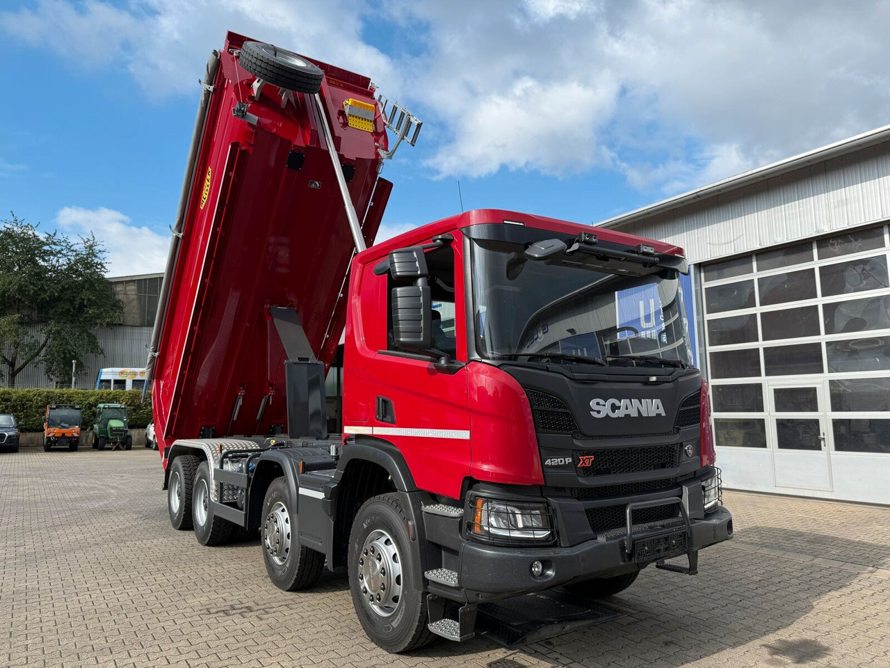 Scania P 420 8x4 Kipper Meiller Euro 6 - Tipper: picture 2 Scania P 420 8x4 Kipper Meiller Euro 6 - Tipper: picture 2