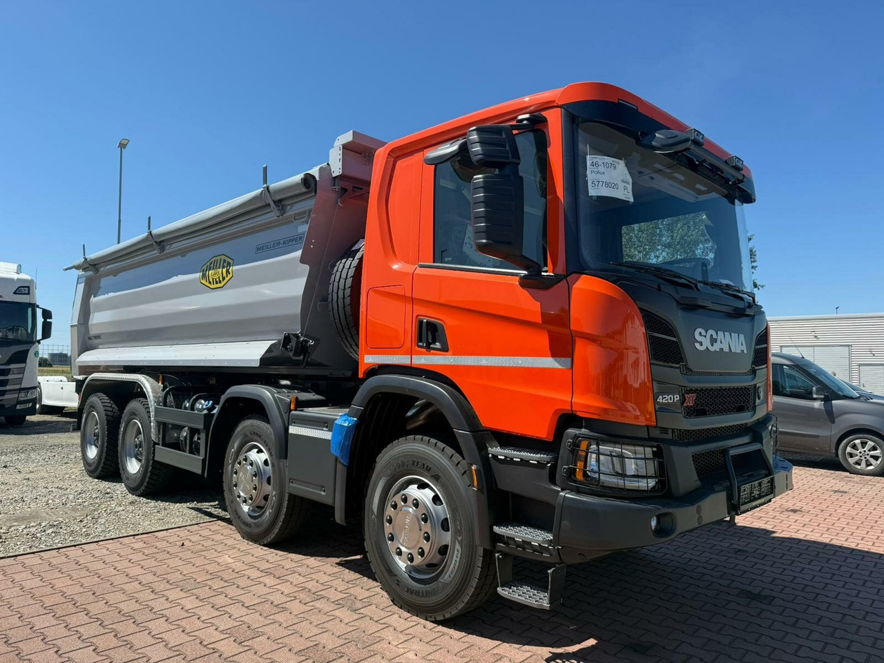 Scania P 420 8x4 Kipper Meiller Euro 6 - Tipper: picture 1 Scania P 420 8x4 Kipper Meiller Euro 6 - Tipper: picture 1