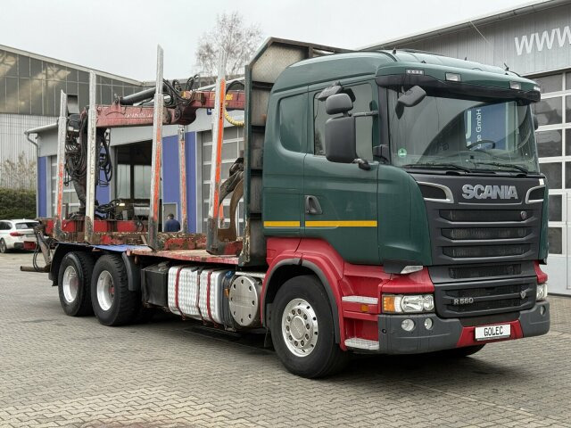 Scania R560 6x4 Holztransport Kran LOGLIFT HIAB 140S79R - Timber truck, Crane truck: picture 1 Scania R560 6x4 Holztransport Kran LOGLIFT HIAB 140S79R - Timber truck, Crane truck: picture 1