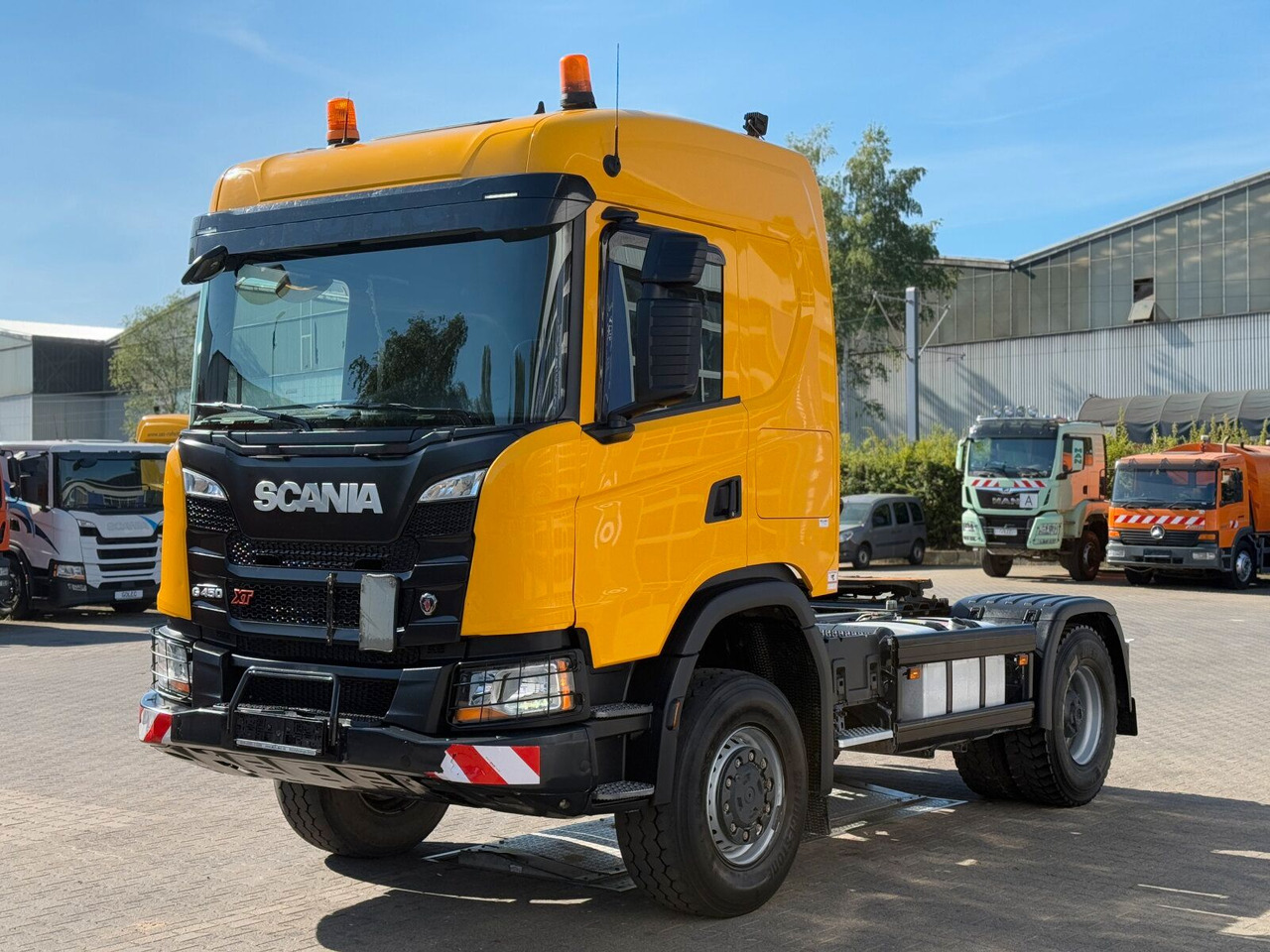 Tractor unit Scania G450 XT 4x4 Euro 6 SZM Kipphydraulik Blatt/ Luft: picture 6