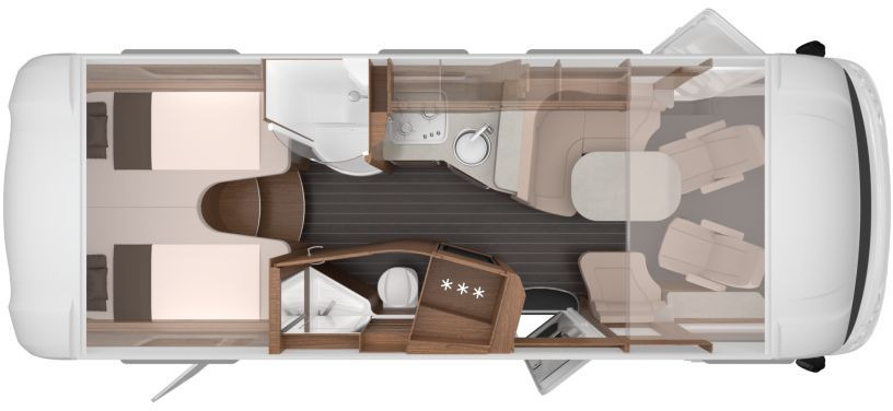 Knaus Sun I 700 LEG Automatik/180 PS - Integrated motorhome: picture 2 Knaus Sun I 700 LEG Automatik/180 PS - Integrated motorhome: picture 2