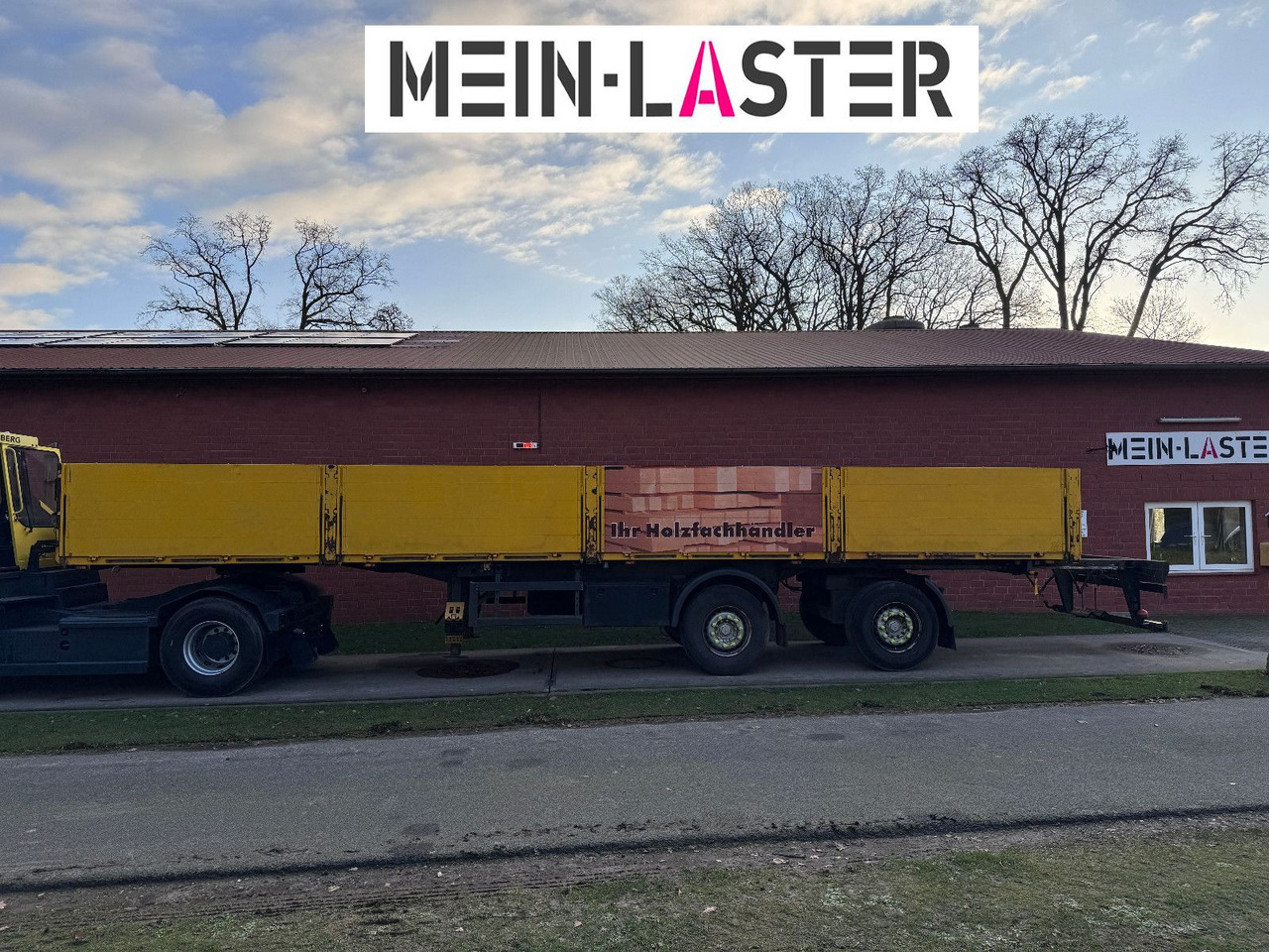 Ackermann Baustoffpritsche 11.5-13 m Lenkachse NL 19t - Dropside/ Flatbed semi-trailer: picture 4 Ackermann Baustoffpritsche 11.5-13 m Lenkachse NL 19t - Dropside/ Flatbed semi-trailer: picture 4