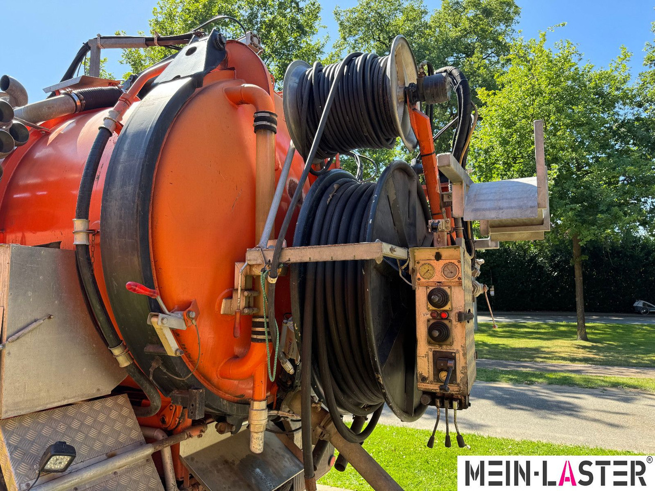 Vacuum truck Scania 112 6x4 Saug Spül Kombi Kaiser Top Zustand 6x4: picture 13