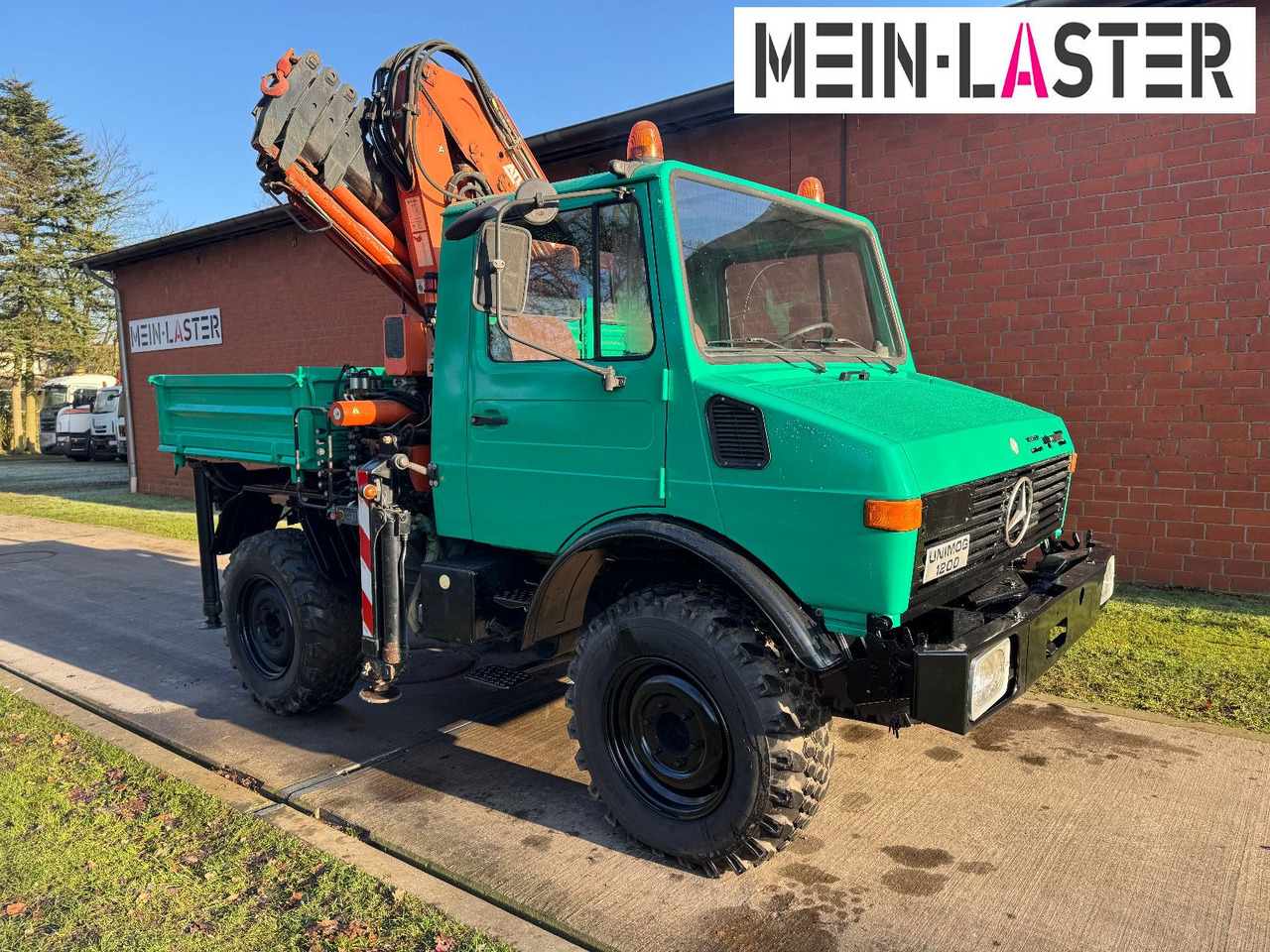 Unimog U 1200 Atlas 75.2 Kran 14 m Funk FB *1. Hand - Crane truck, Tipper: picture 4 Unimog U 1200 Atlas 75.2 Kran 14 m Funk FB *1. Hand - Crane truck, Tipper: picture 4