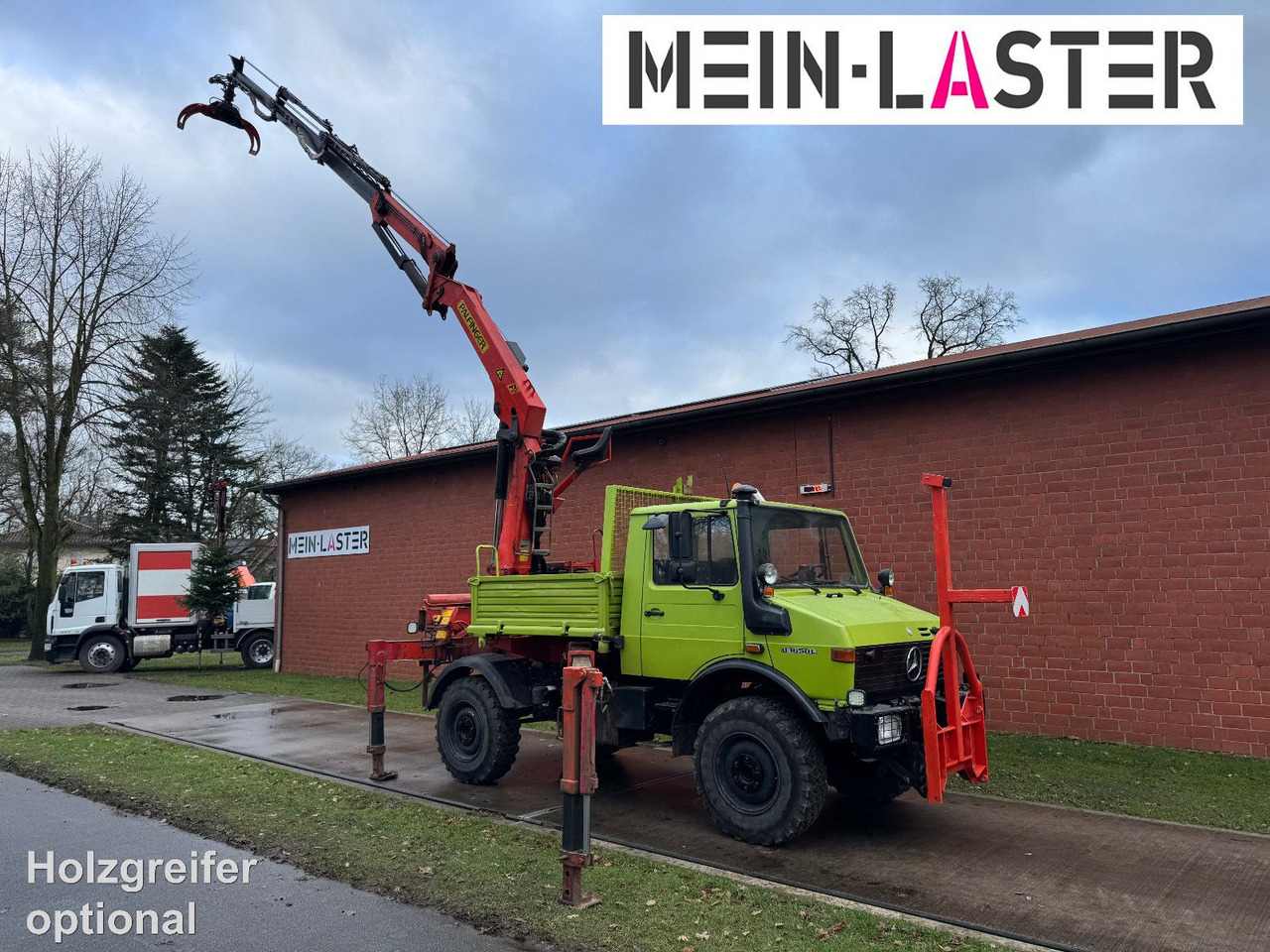 Unimog U 1650 PK 10500 Kran 15 m max. 3,9 t Seilwinde - Crane truck: picture 2 Unimog U 1650 PK 10500 Kran 15 m max. 3,9 t Seilwinde - Crane truck: picture 2