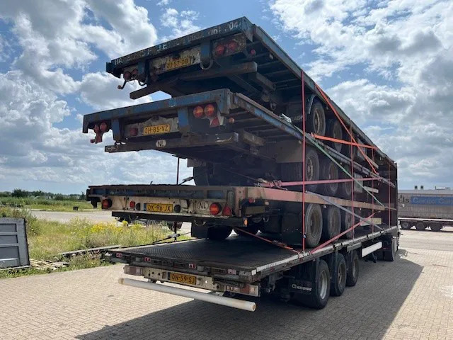 Dropside/ Flatbed semi-trailer Krone 2x stack of 4x mega flat trailer: picture 12