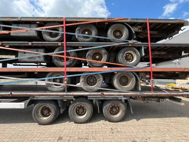 Dropside/ Flatbed semi-trailer Krone 2x stack of 4x mega flat trailer: picture 15
