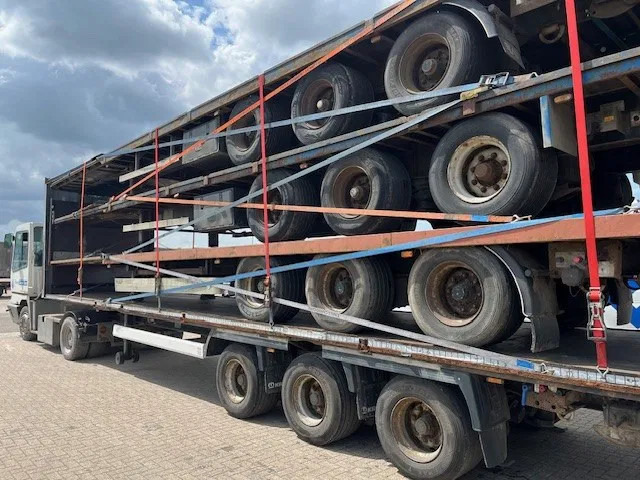 Dropside/ Flatbed semi-trailer Krone 2x stack of 4x mega flat trailer: picture 14