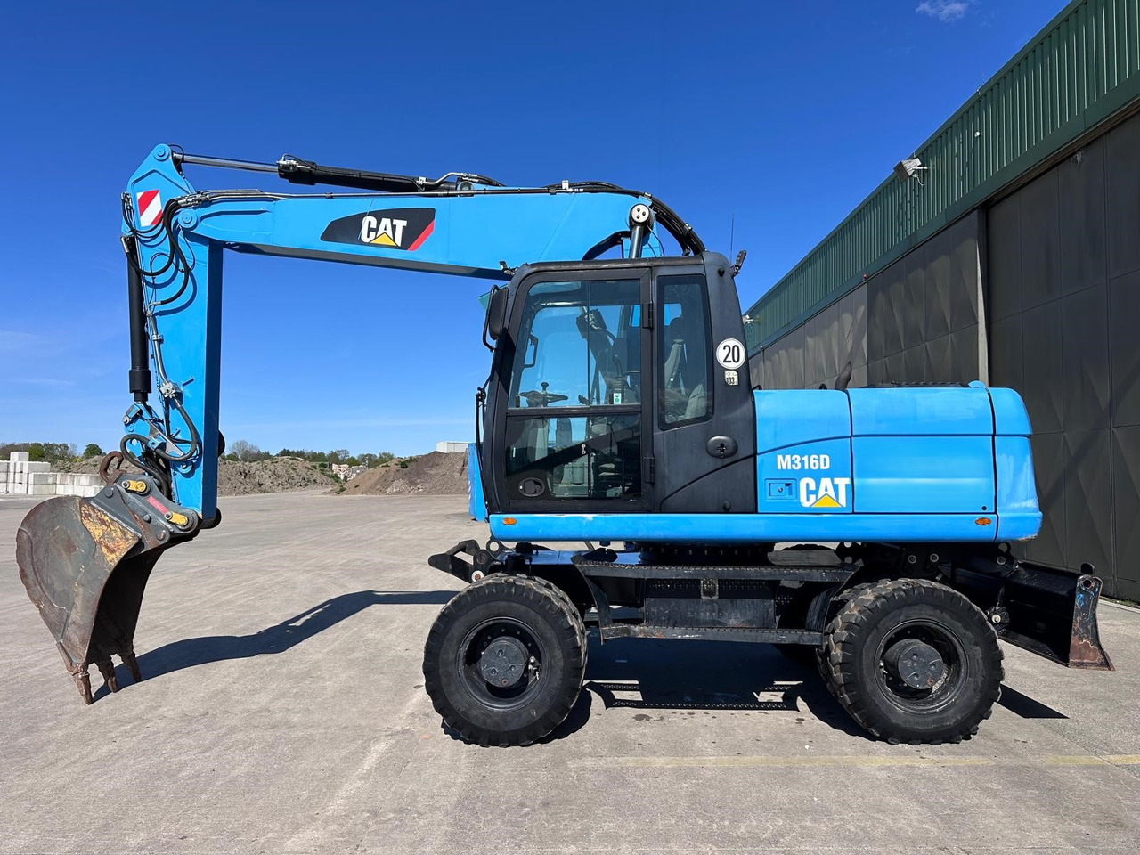 CATERPILLAR M 316 D Oil Quick OQ 65 Deutsche Maschine Top ! - Wheel excavator: picture 5 CATERPILLAR M 316 D Oil Quick OQ 65 Deutsche Maschine Top ! - Wheel excavator: picture 5