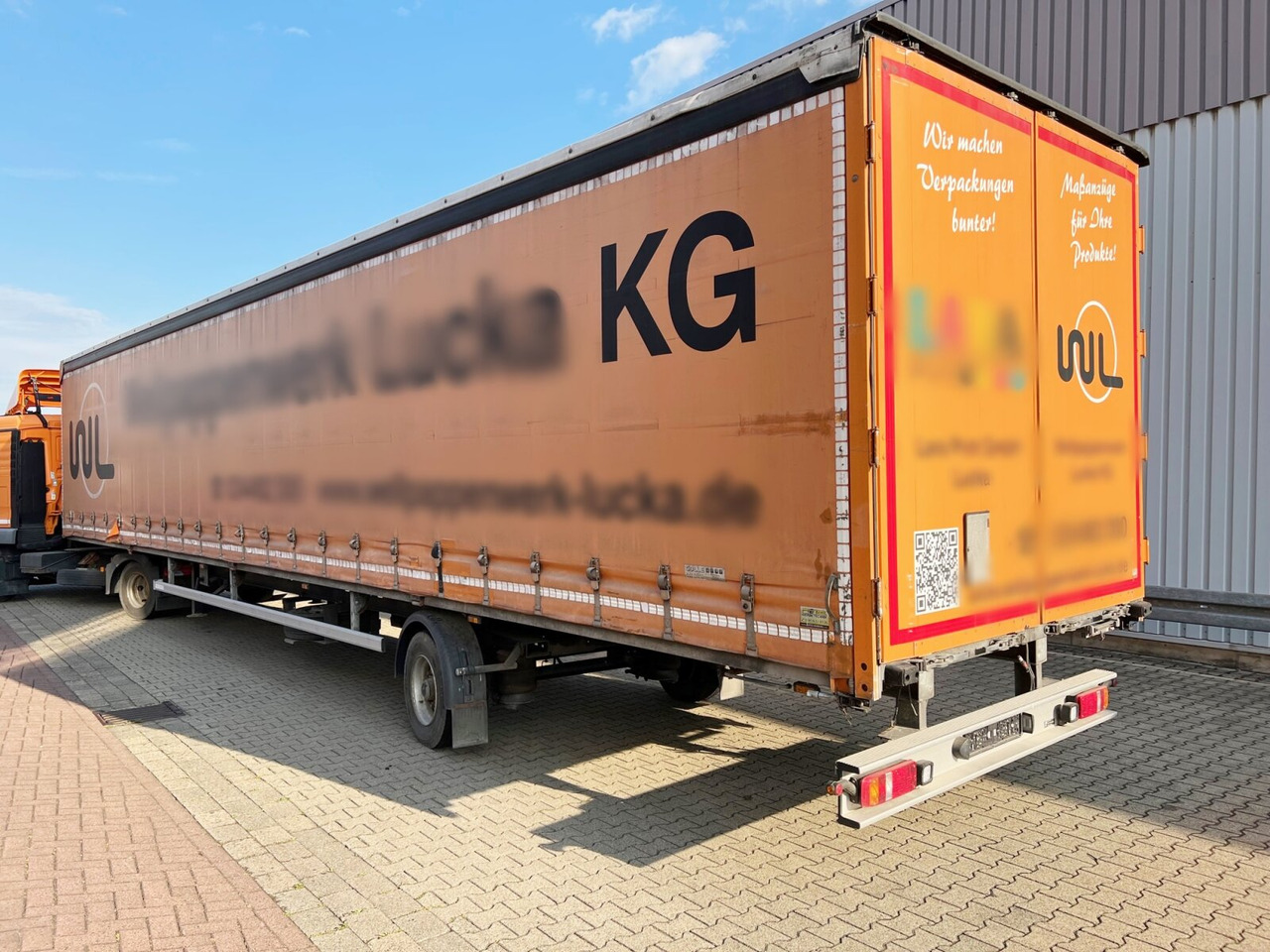 Curtainsider semi-trailer Ackermann PS-F 5.3/13.5 EZG SPS PS-F 5.3/13.5 EZG SPS, Edscha-Verdeck, Lenkachse: picture 9