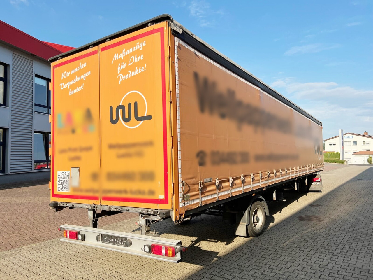 Curtainsider semi-trailer Ackermann PS-F 5.3/13.5 EZG SPS PS-F 5.3/13.5 EZG SPS, Edscha-Verdeck, Lenkachse: picture 11