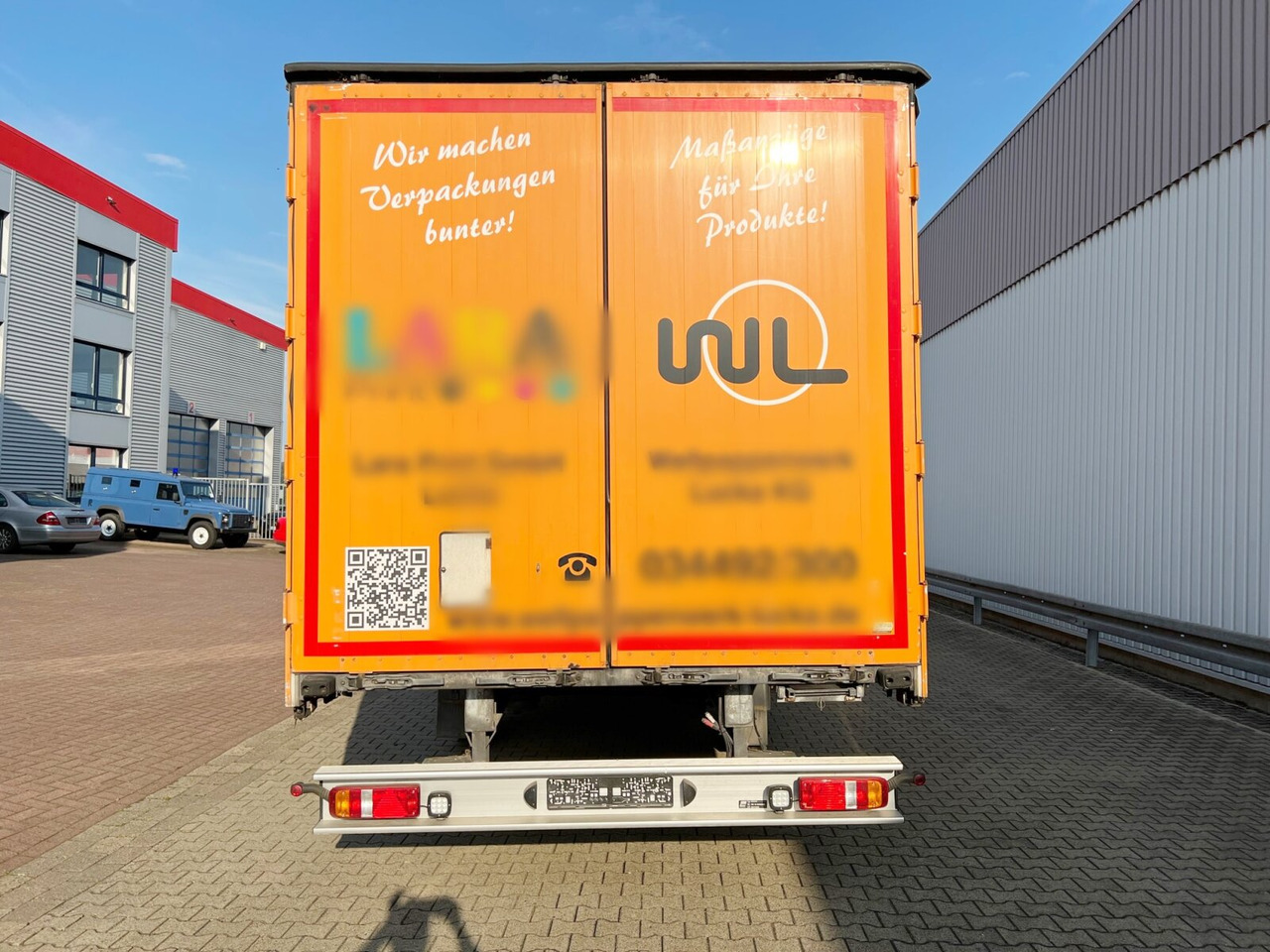 Curtainsider semi-trailer Ackermann PS-F 5.3/13.5 EZG SPS PS-F 5.3/13.5 EZG SPS, Edscha-Verdeck, Lenkachse: picture 10