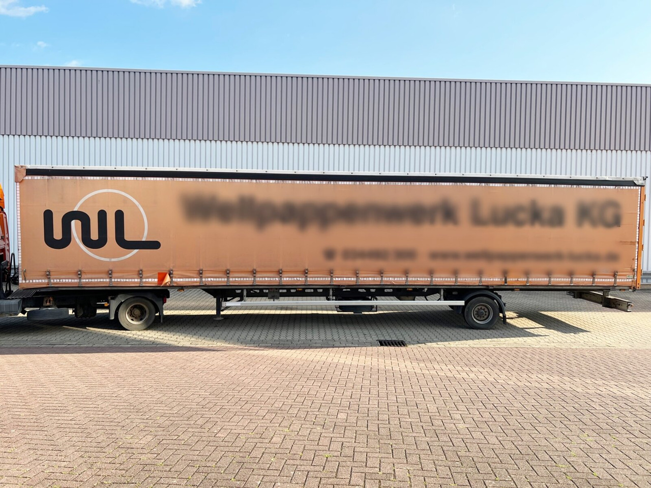 Curtainsider semi-trailer Ackermann PS-F 5.3/13.5 EZG SPS PS-F 5.3/13.5 EZG SPS, Edscha-Verdeck, Lenkachse: picture 8