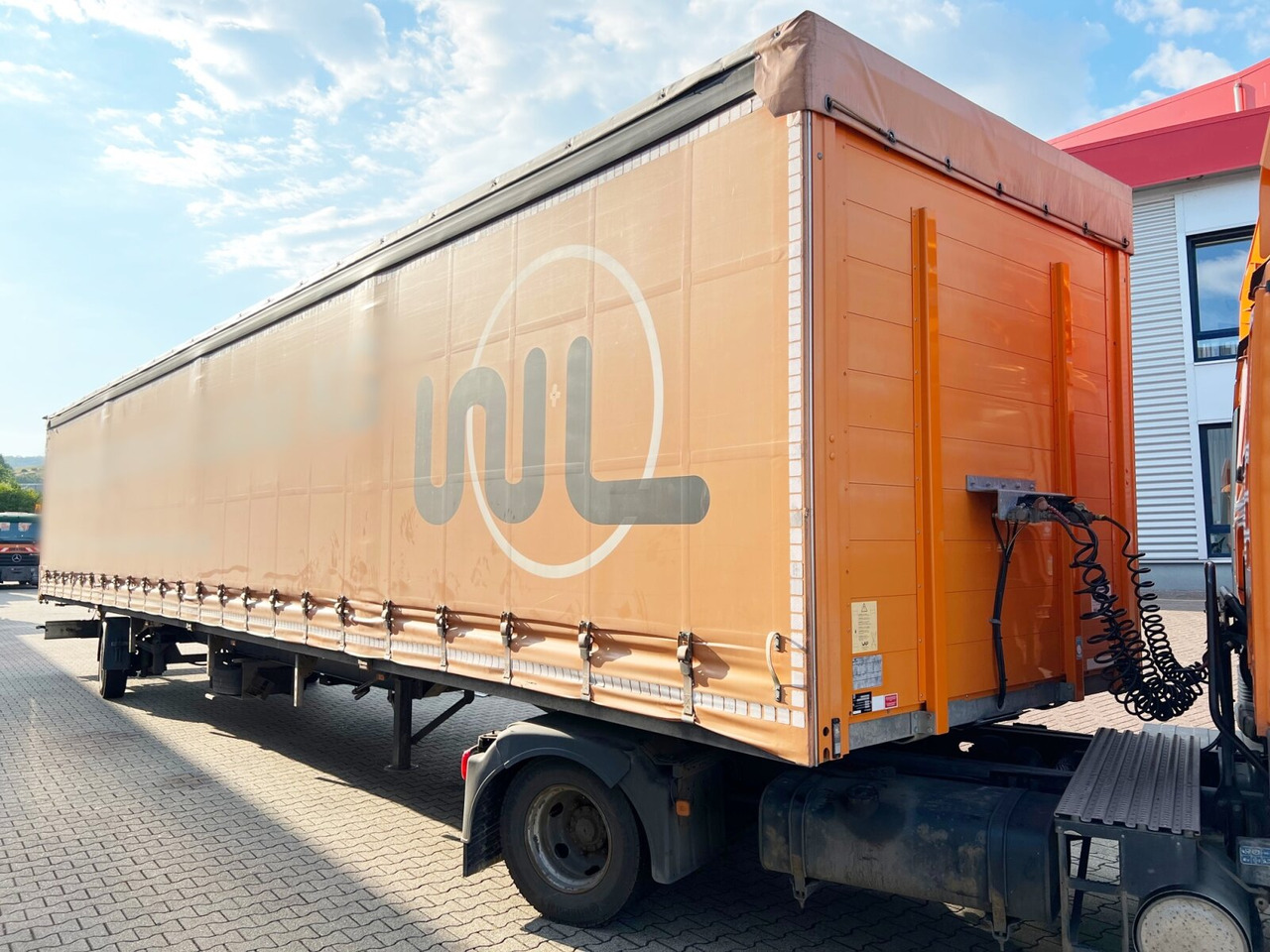 Curtainsider semi-trailer Ackermann PS-F 5.3/13.5 EZG SPS PS-F 5.3/13.5 EZG SPS, Edscha-Verdeck, Lenkachse: picture 12